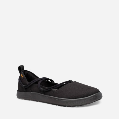 Teva Voya Infinity MJ - Women's Teva Sneakers - Black | India (GNSV32960)